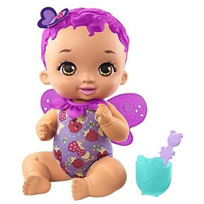 Mattel - My Garden Baby - Puppe, 30 cm, Schmetterlings-Baby-Puppe, Berry Himbeer oder Blaubeer