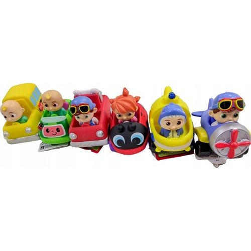 Jazwares Cocomelon Mini Fahrzeuge mit Figuren