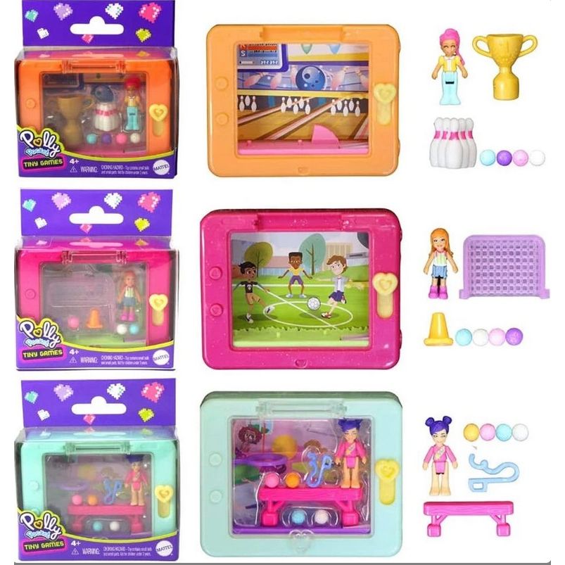 Polly Pocket - GWF48 - Mini Geschicklichkeitsspiel, Reisespiel