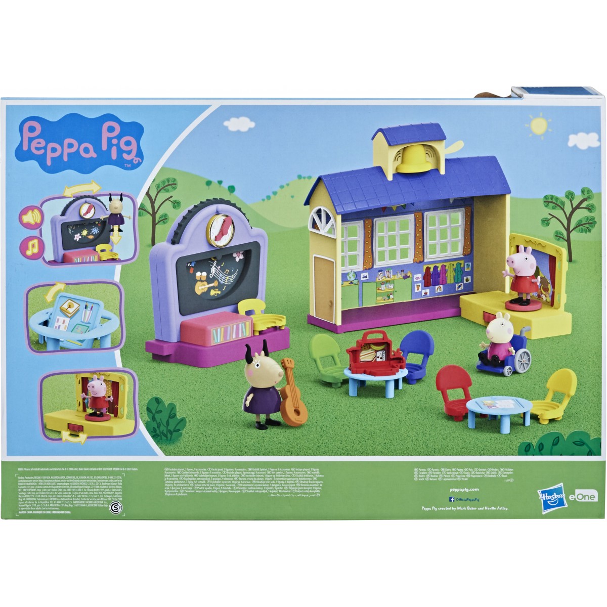 Hasbro - F2166 - Peppa Wutz - Peppa Pig - Peppa’s Adventures Peppas Spielgruppe, Vorschulspielzeug mit Sprache und Geräuschen