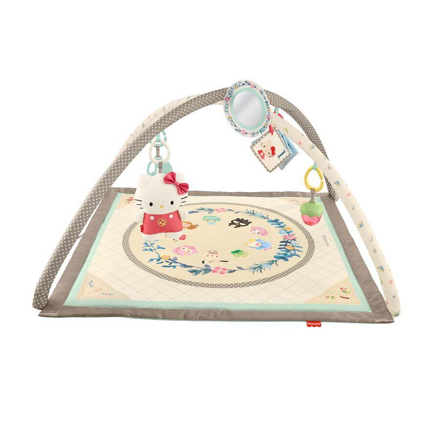 Mattel - GXC10 - Fisher Price Sanrio Hello Kitty Baby Gym, Baby Spielmatte