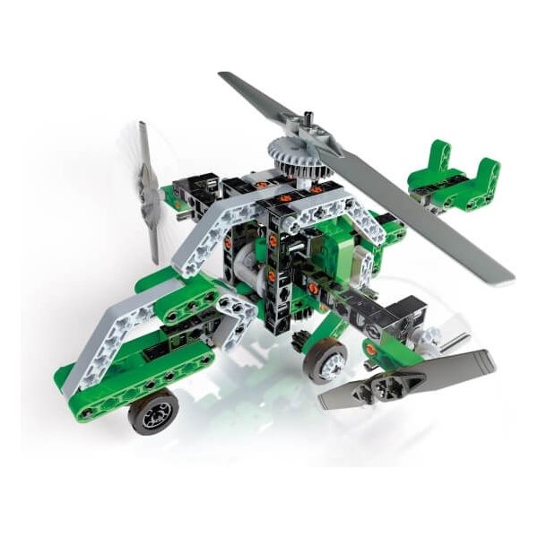 Clementoni Galileo Construction Challenge - Helikopter & Airboat