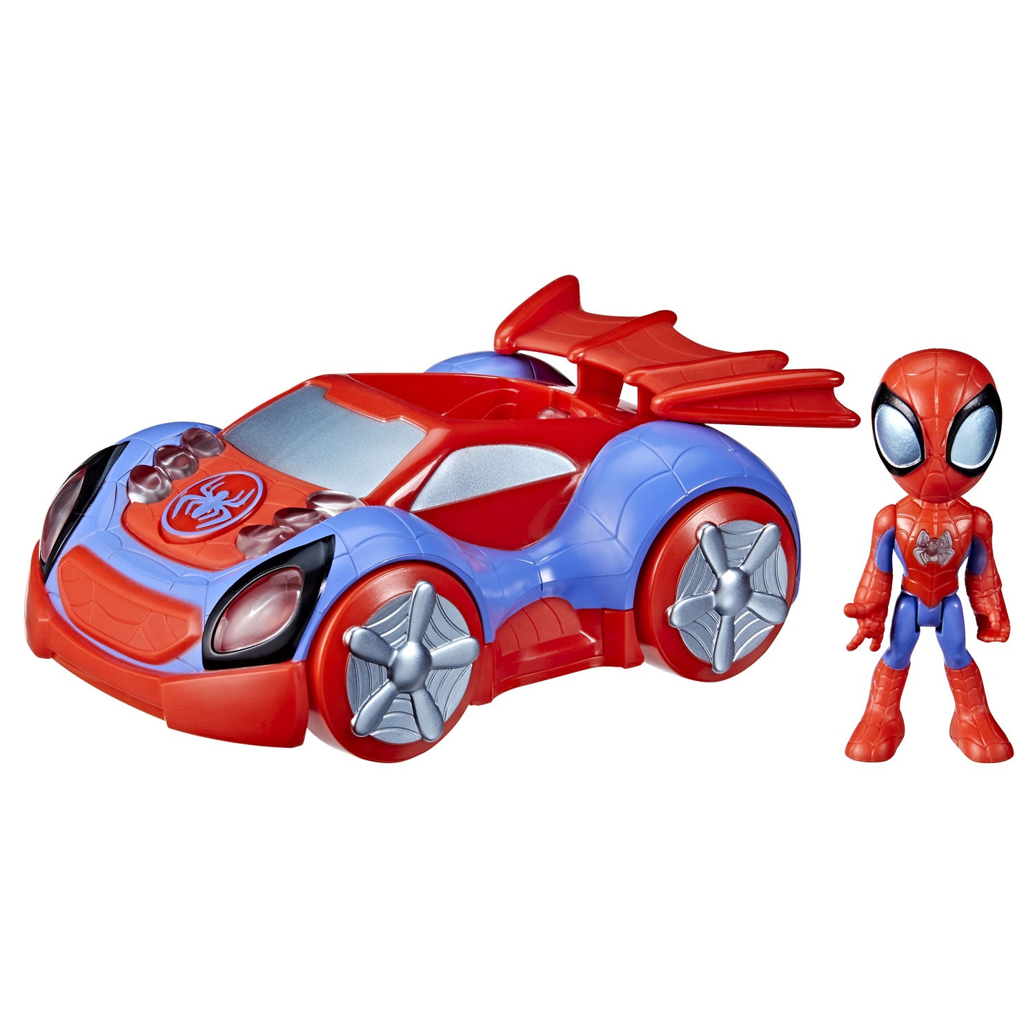 Hasbro - Marvel - Spidey und seine erstaunlichen Freunde Glow Tech Web-Crawler und Spidey-Actionfigur