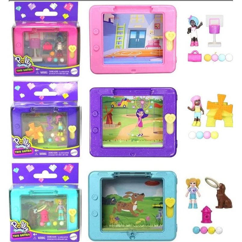 Polly Pocket - GWF48 - Mini Geschicklichkeitsspiel, Reisespiel