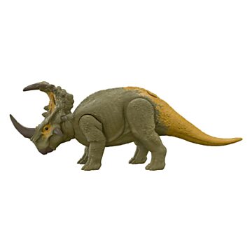 Mattel - HDX43 -Jurassic World Roar Strikers Sinoceratops