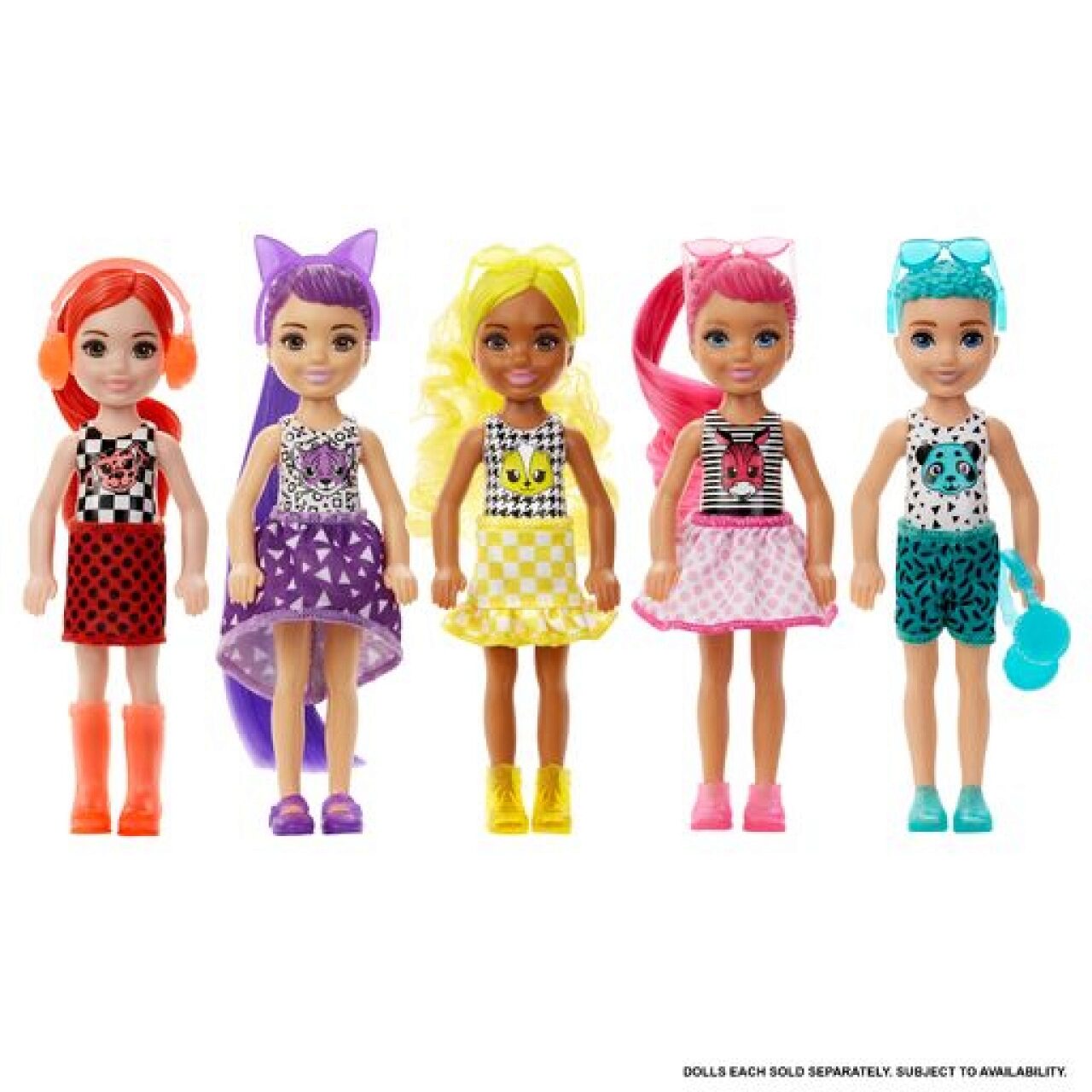 Mattel - Barbie Color Reveal Chelsea Mono Mix Puppe