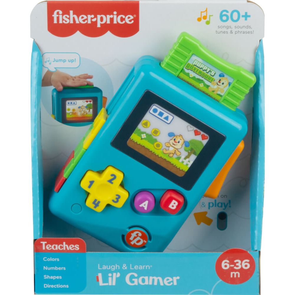 Mattel HBC86 - Fisher-Price - Aktivitätsspielzeug, Lernspaß Lil' Gamer mit Musik und Licht, Lernspielzeug