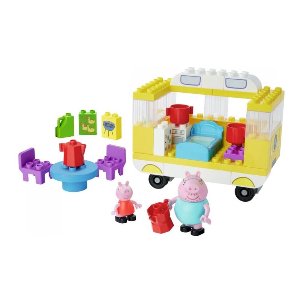 BIG-Bloxx - Peppa Wutz - Campervan, Camping mit Peppa Pig