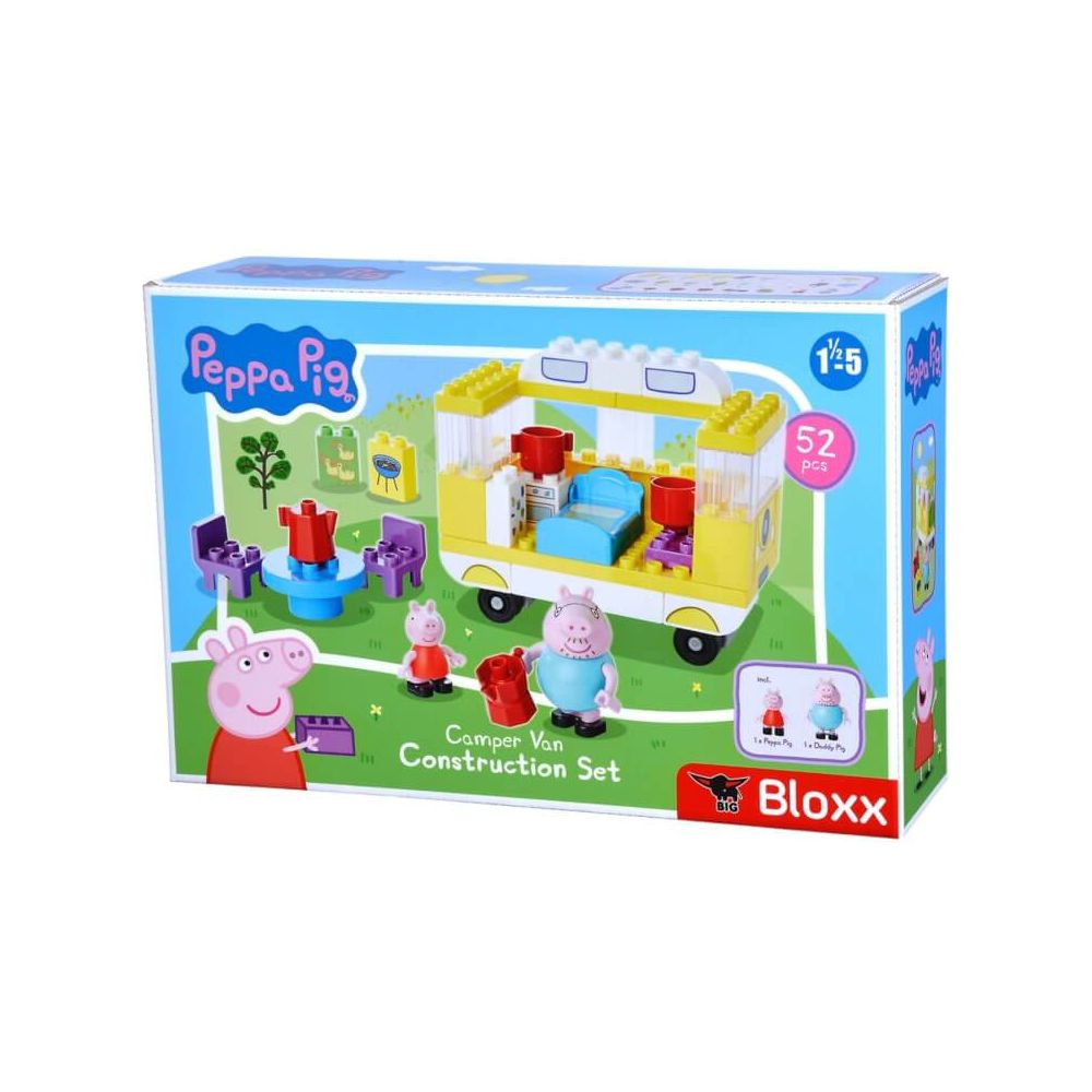 BIG-Bloxx - Peppa Wutz - Campervan, Camping mit Peppa Pig