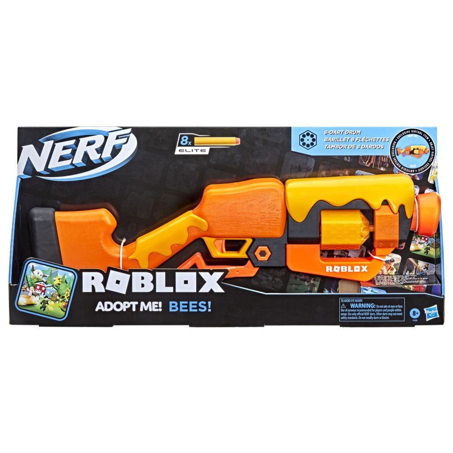 Hasbro F2486EU40 - NERF - Roblox Adopt Me!: BEES! Blaster