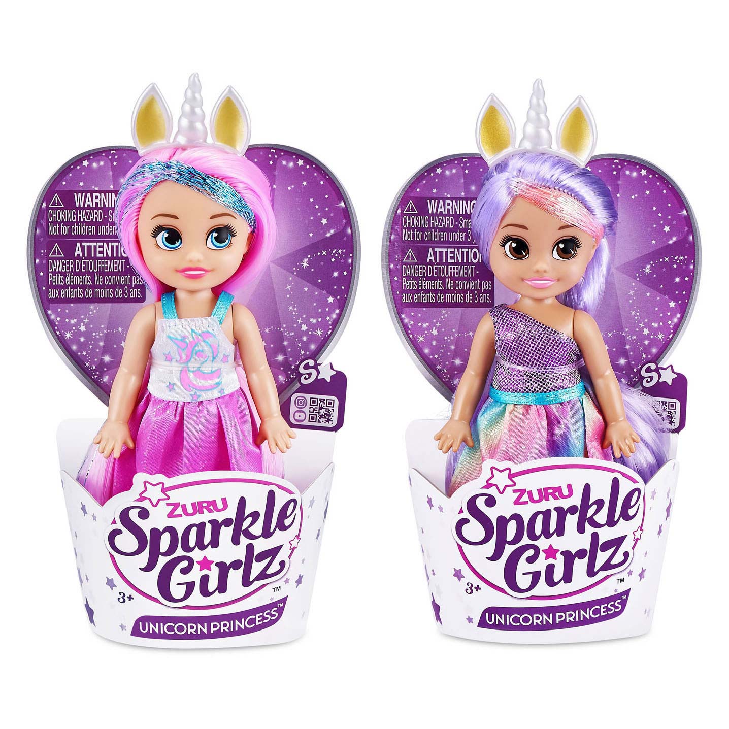 Zuru - Sparkle Girlz Cupcake Mini-Puppe, 12cm