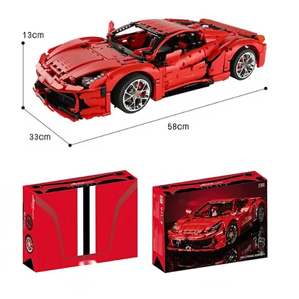 Kbox 10304 - Technik Klemmbausteine 458 Sportwagen