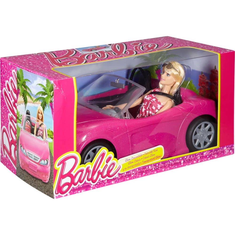 Mattel - DJR55 - Barbie Glam Cabrio & Puppe