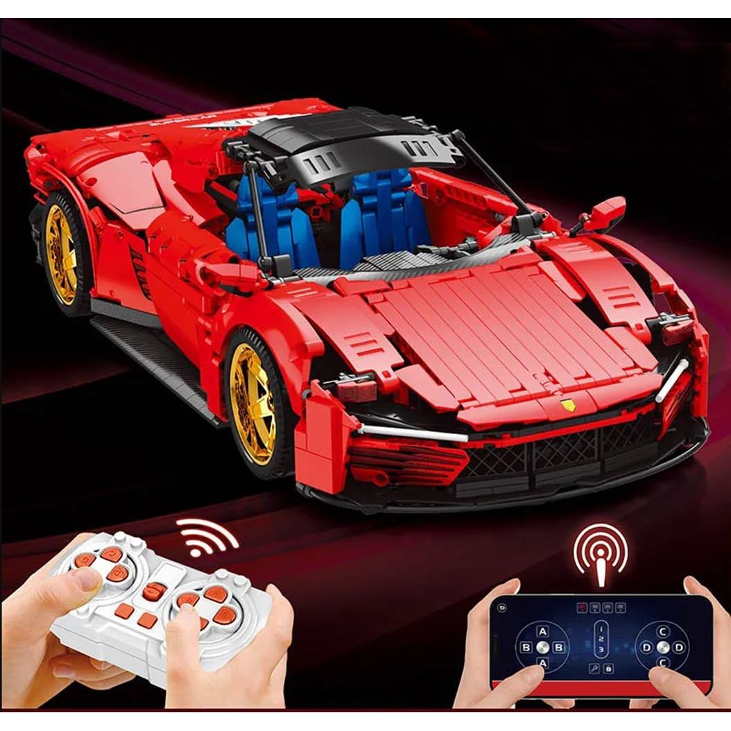 Reobrix 11025 - RC Technik Klemmbausteine SP3 Sportwagen mit 2,4 Ghz Power Funktions