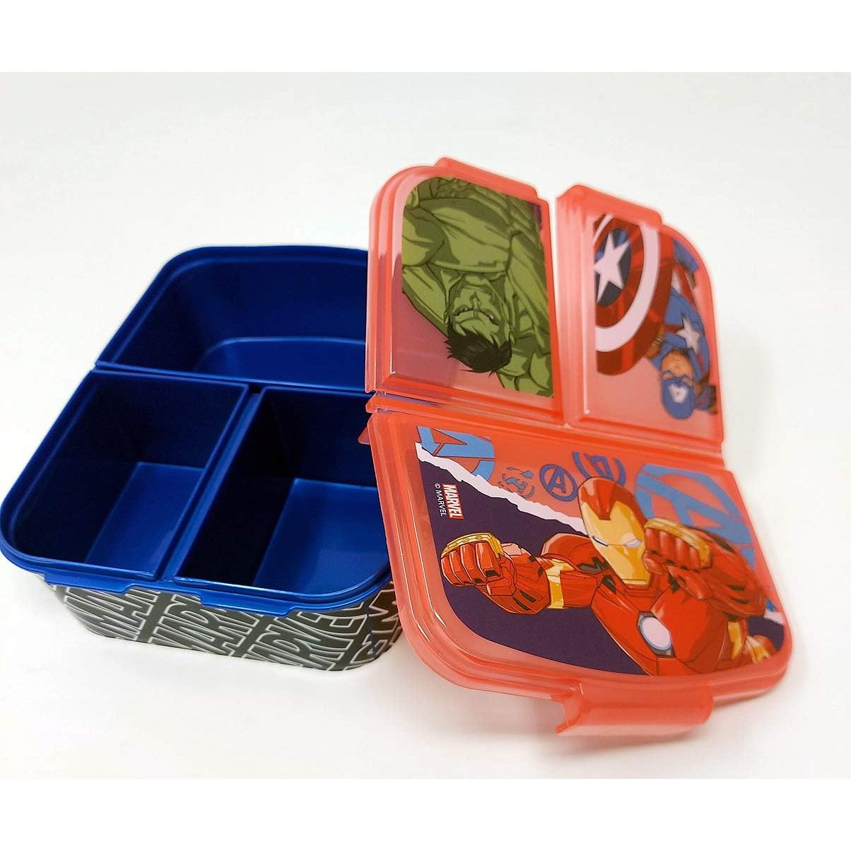 Stor 57720 - Marvel Avengers Kinder Lunchbox mit mehreren Fächern