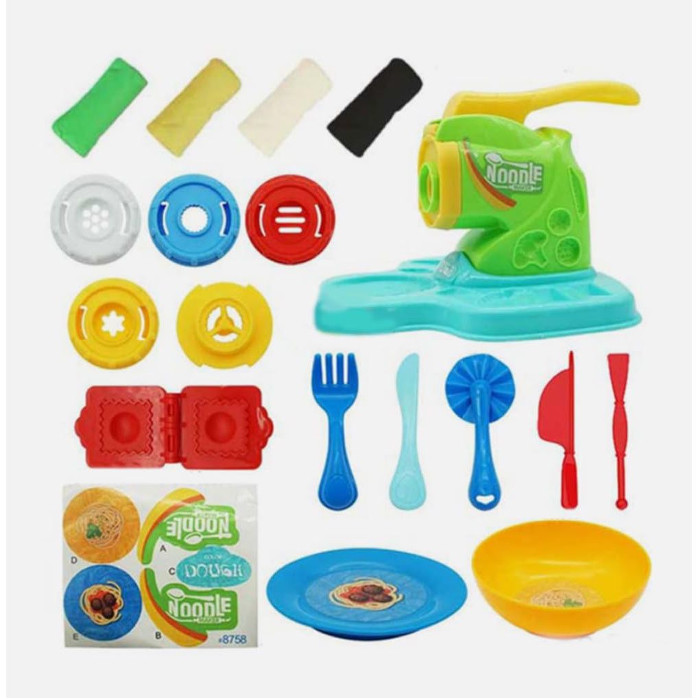 Spielzeug Nudelmaschine Knete Set mit Zubehör