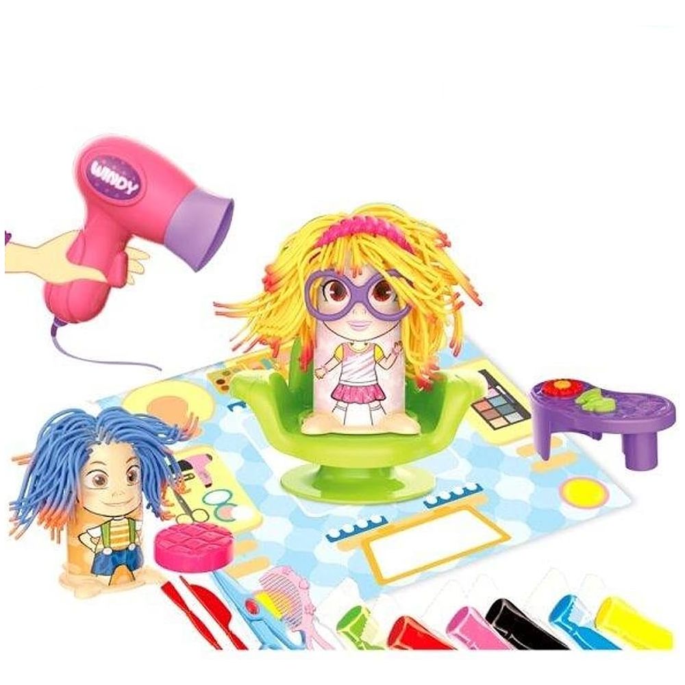 Verrückter Friseursalon Haarsalon Premium Knete Spielzeug