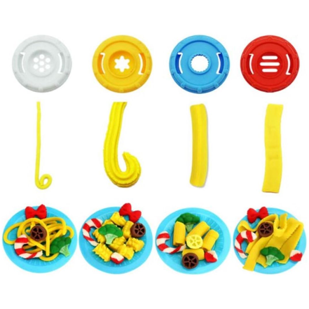 Spielzeug Nudelmaschine Knete Set mit Zubehör