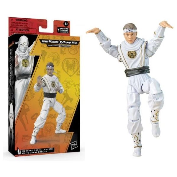 Hasbro - Power Rangers x Cobra Kai Ligtning Collection Actionfigur: Morphed Daniel LaRusso - White Crane Ranger