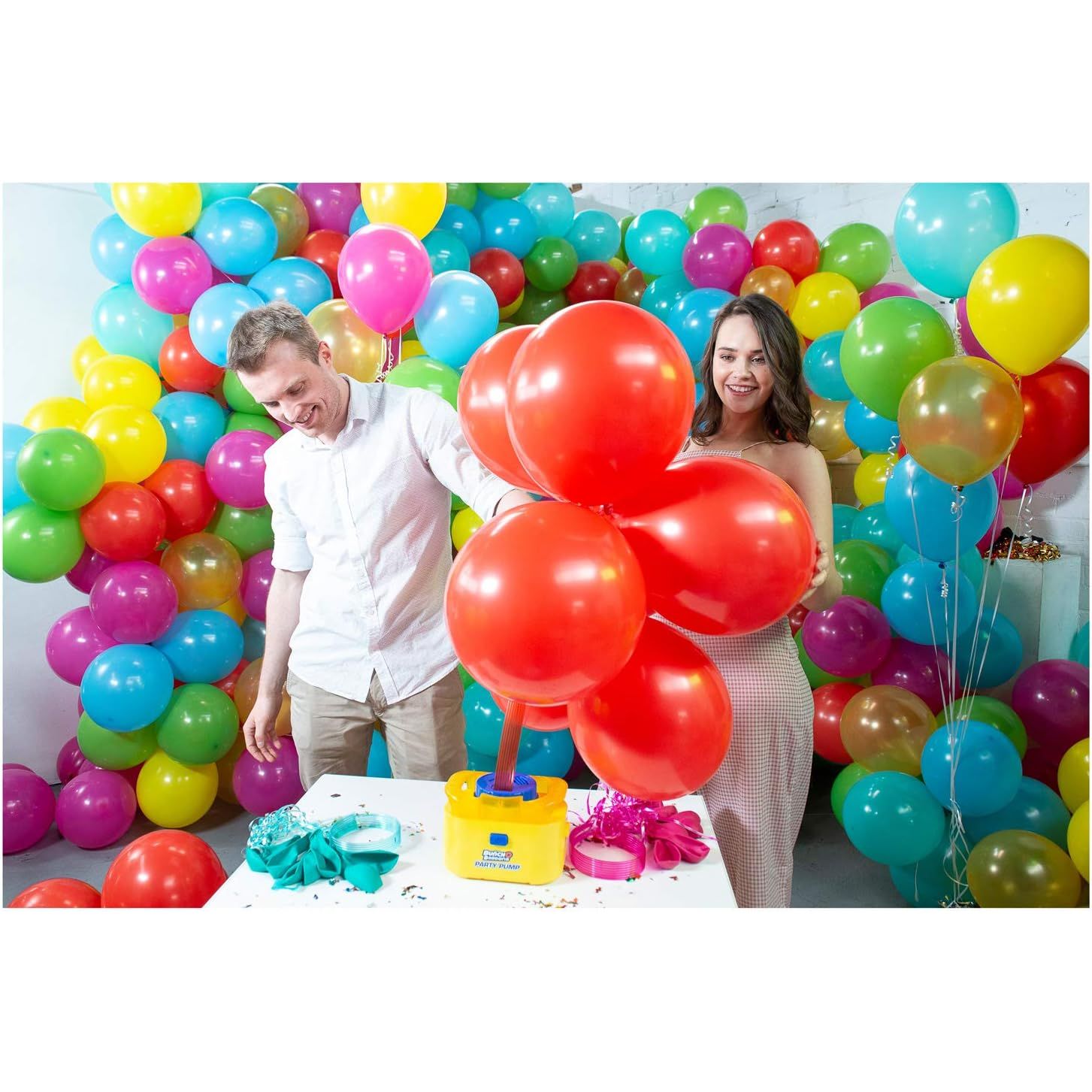 Zuru - Bunch O Balloons Starter Set mit elektrischer Party Pumpe und 16 selbstverschließenden Partyballons