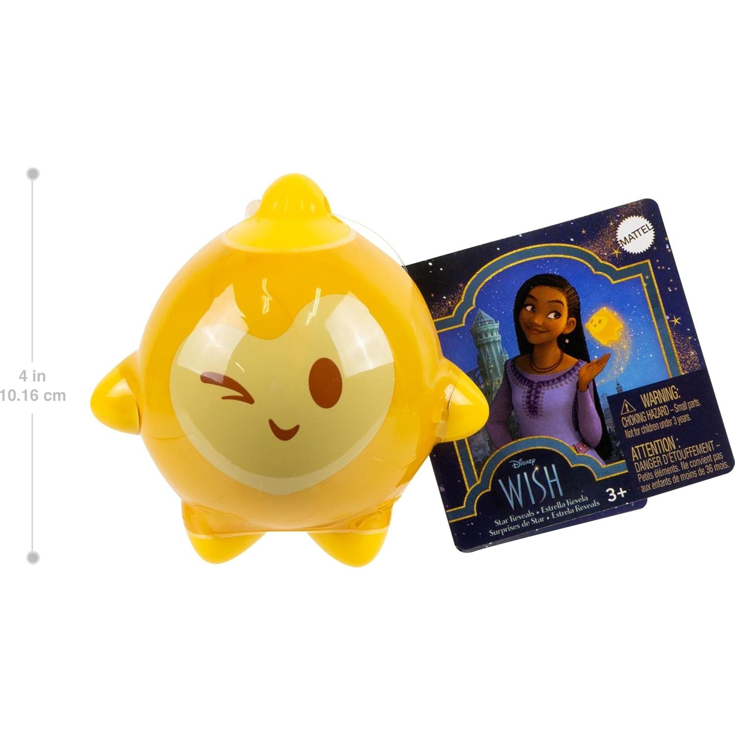 Mattel - HPX30 - Disney - Wish Überraschungs-Minipuppe in Stern Schlüsselanhänger