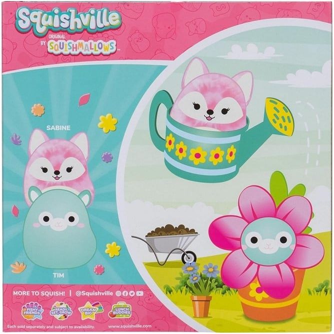 Squishmallows - SQM0057R - Squishville - Weiches Plüsch-Spielset, Mini-Plüsch-Squishmallows