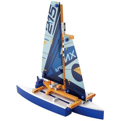 Clementoni - Galileo - Construction Challenge - Trimaran 59108 , Technik-Bausatz