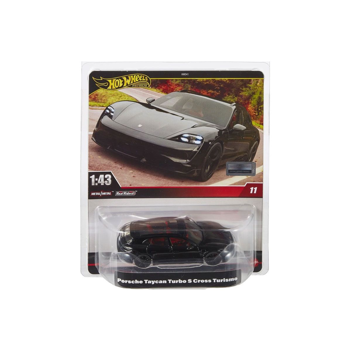 Mattel - HWT10 - Hot Wheels - Premium - Die Cast-Fahrzeug Porsche Taycan Turbo S Cross Turismo