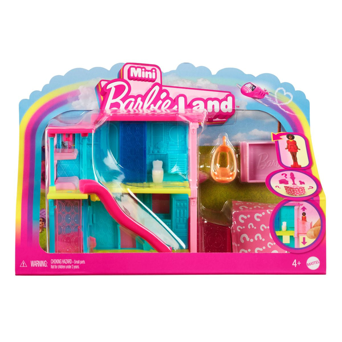 Mattel HYF44 - Barbie - Mini Barbie Land - Mini Spielset mit Puppe und Zubehör, verschiedene Modelle