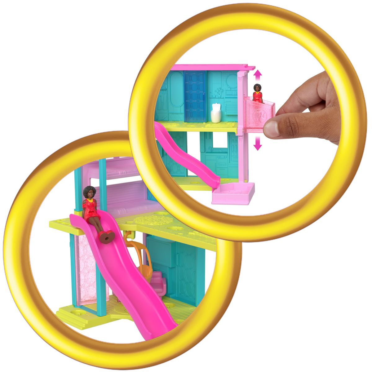 Mattel HYF44 - Barbie - Mini Barbie Land - Mini Spielset mit Puppe und Zubehör, verschiedene Modelle