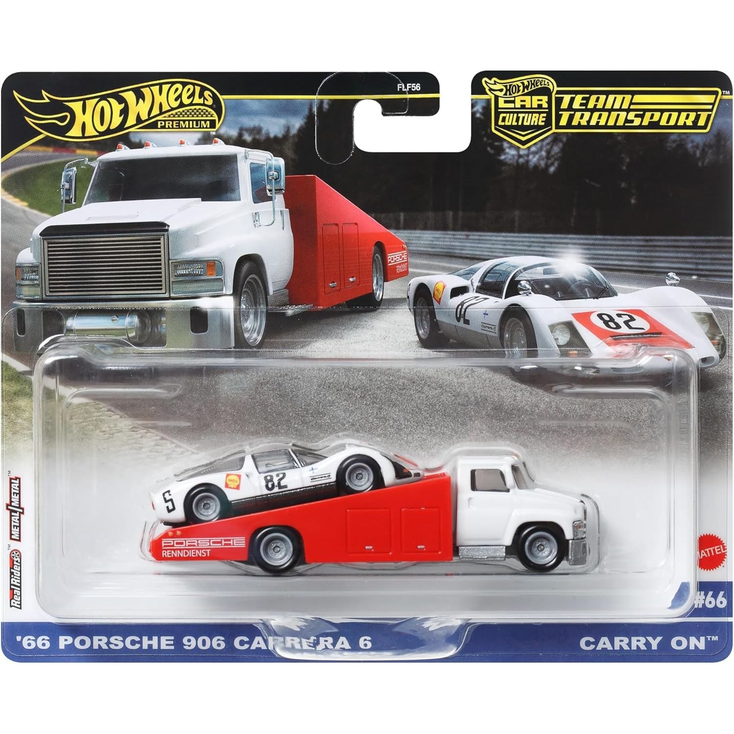 Mattel - FLF56 - Hot Wheels - Premium Team Transport, 2-er Pack, Car Culture