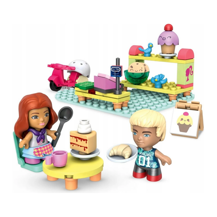 Barbie Mega Construx Bäckerei oder Cabrio Strandabenteuer mit Puppen & Zubehör