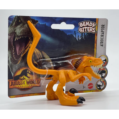 Mattel - Jurassic World - Bendy Biters - Spielfigur, Dinosaurier