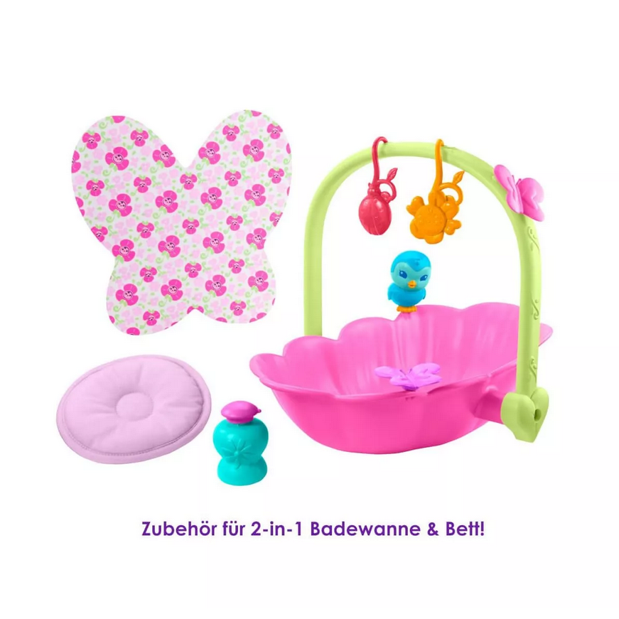 Mattel - HBH46 - My Garden Baby 2-in-1 Badewanne und Bett