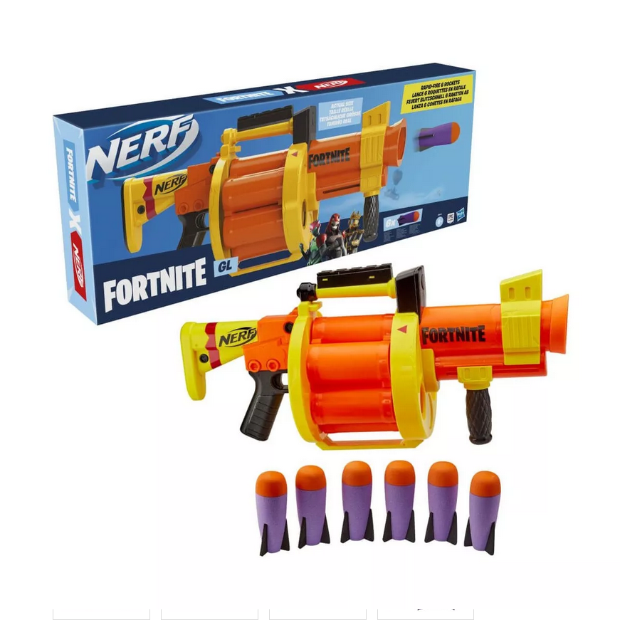 Hasbro -  E8910 - Nerf Fortnite GL Blaster