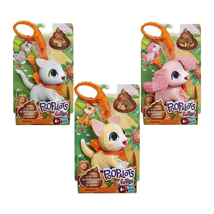 furReal -  E8899 - POOPALOTS LIL WAGS, kleine Spielfigur Hund oder Katze
