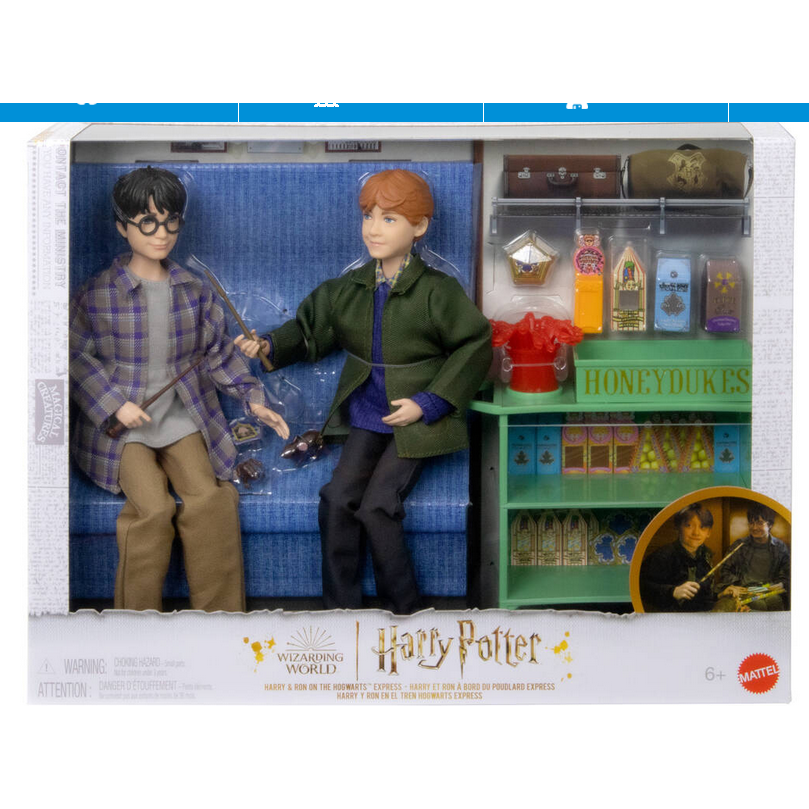 Mattel - HND79 - Harry Potter und Ron im Hogwarts Express, Spielfigur