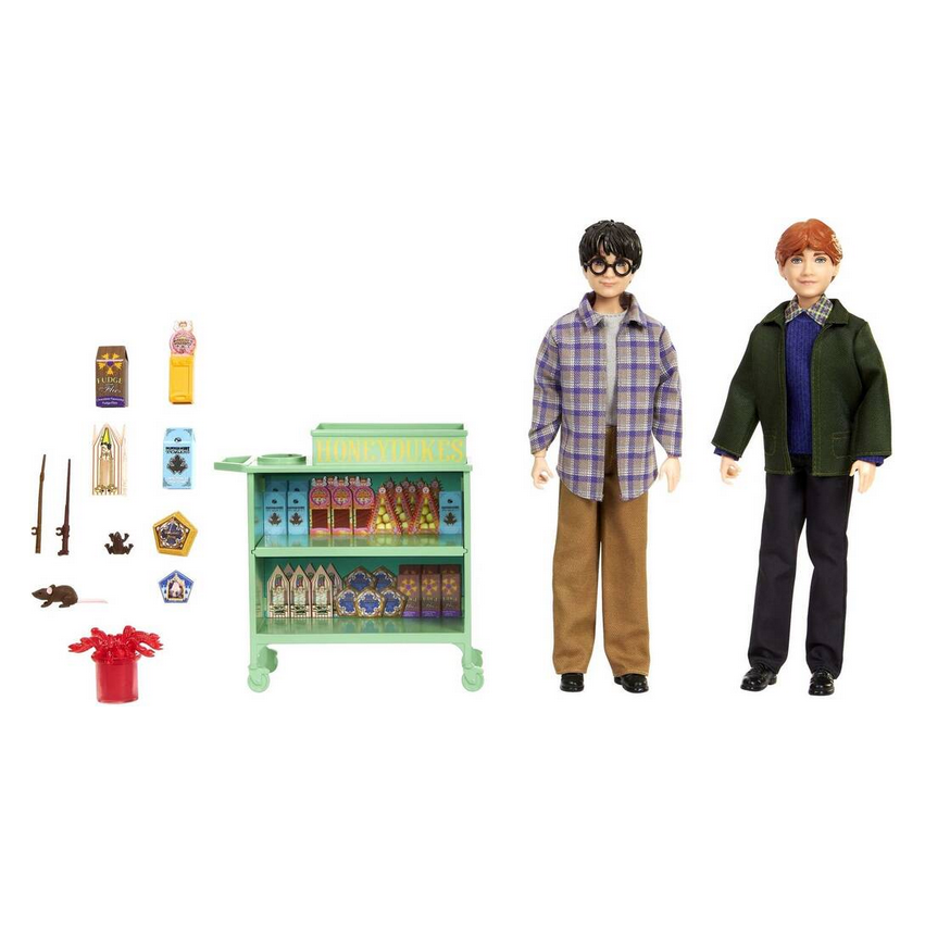 Mattel - HND79 - Harry Potter und Ron im Hogwarts Express, Spielfigur