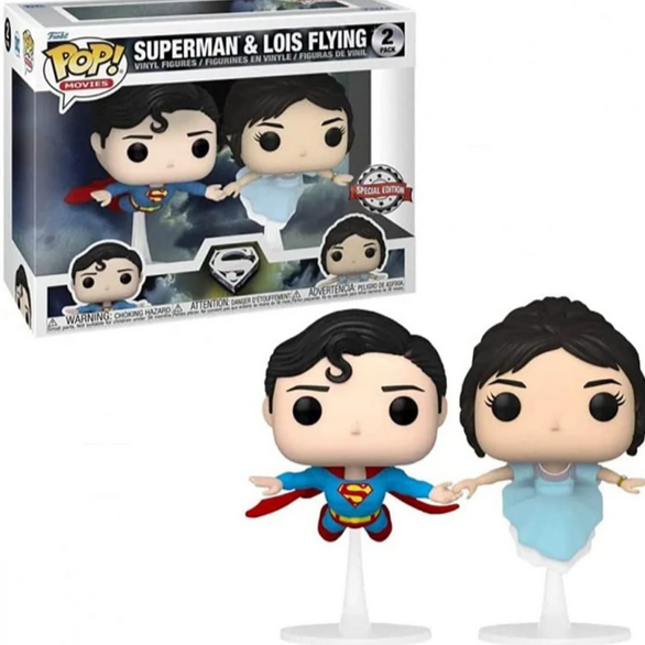 Funko - POP! DC Superman & Lois - 2er Pack Spielfiguren, Sammelfiguren