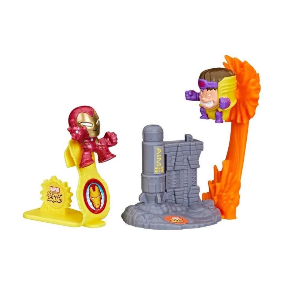 Hasbro - Marvel Stunt Squad, Spiel und Actionfiguren Spiderman, Captain America oder Iron Man