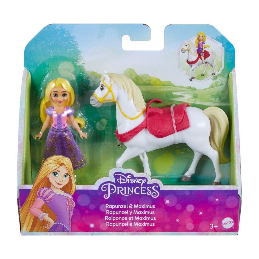 Mattel - Disney Princess - Disney Prinzessin Rapunzel & Maximus, Spielset