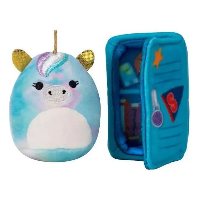 Jazwares SQM0325 - Squishville - Weiches Plüsch-Spielset, Mini-Plüsch-Squishmallows, 5 cm, Zubehör, Schule