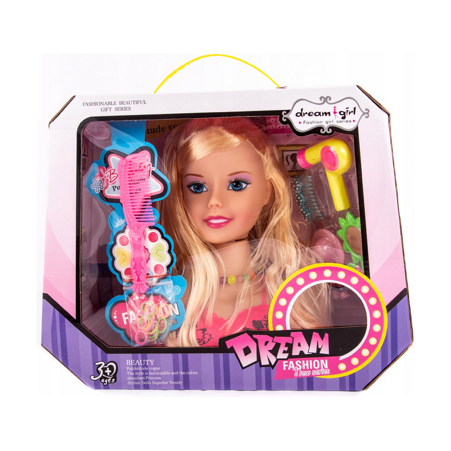 DREAM GIRL FASHION - Styling-Kopf, Puppenkopf für Haarstyling