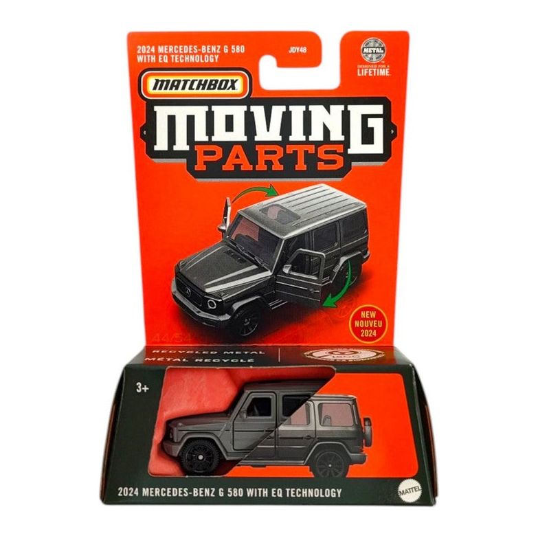 Mattel JDY48 - Matchbox - Moving Parts - Die-Cast-Fahrzeug, 2024 Mercedes Benz G 580