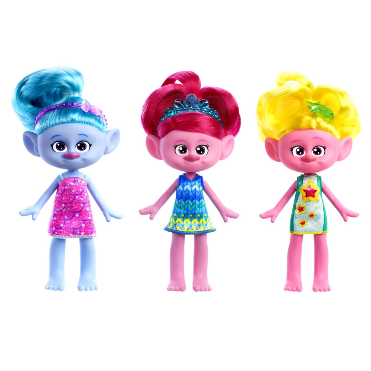 Mattel - Dreamworks - HNF03 - Trolls 3 Band Gemeinsam Stark, Sammelfigur, Spielfigur