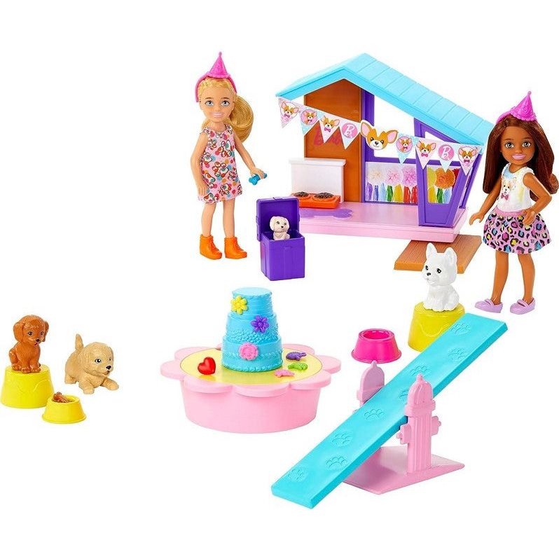 Mattel - HJY88 - Barbie Celebration Fun Chelsea Hundeparty
