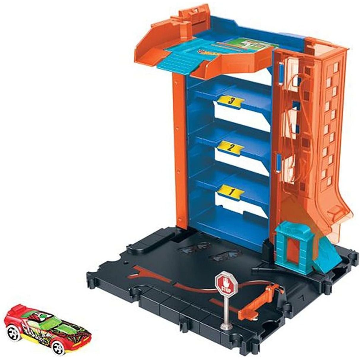 Mattel - Hot Wheels - City - Auto Spielset mit 1 Fahrzeug