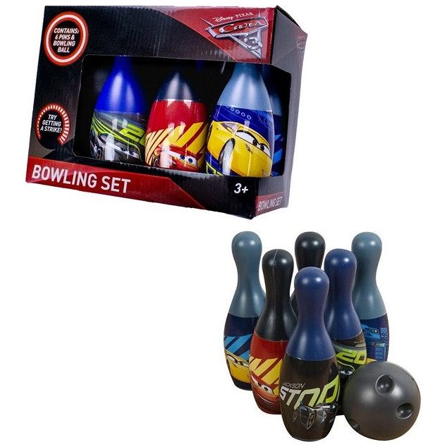 Disney Cars 3 Kinder Bowlingset - Spielspaß im Freien mit den Kinohelden von Cars