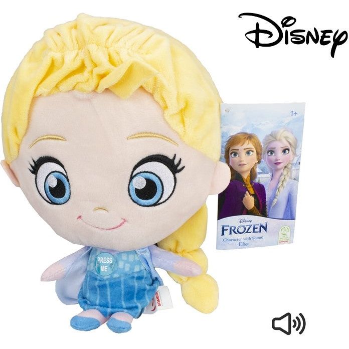 Disney Frozen Die Eiskönigin Plüsch Elsa mit Sound 25cm
