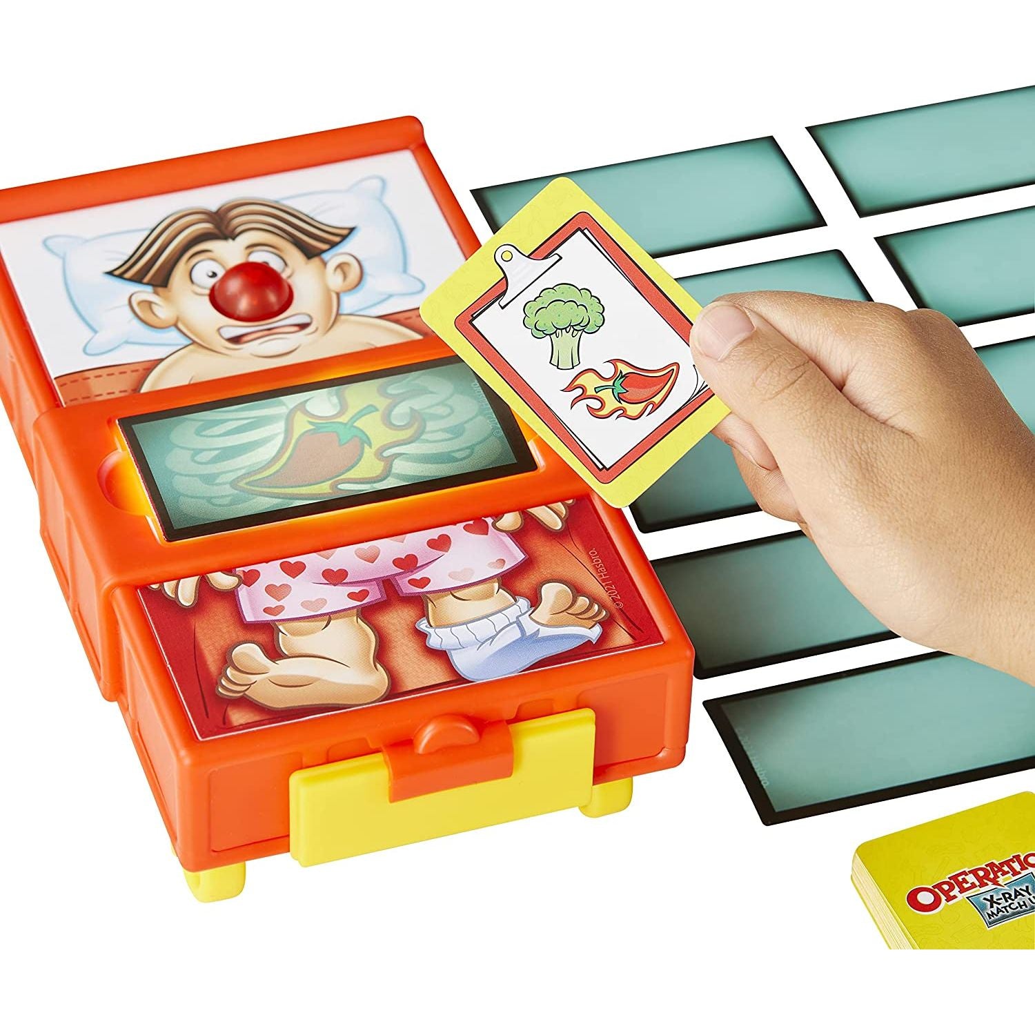Hasbro - Doktor Bibber - Röntgen Spaß - Sonderedition Operation X-Ray Match Up (Englisch)